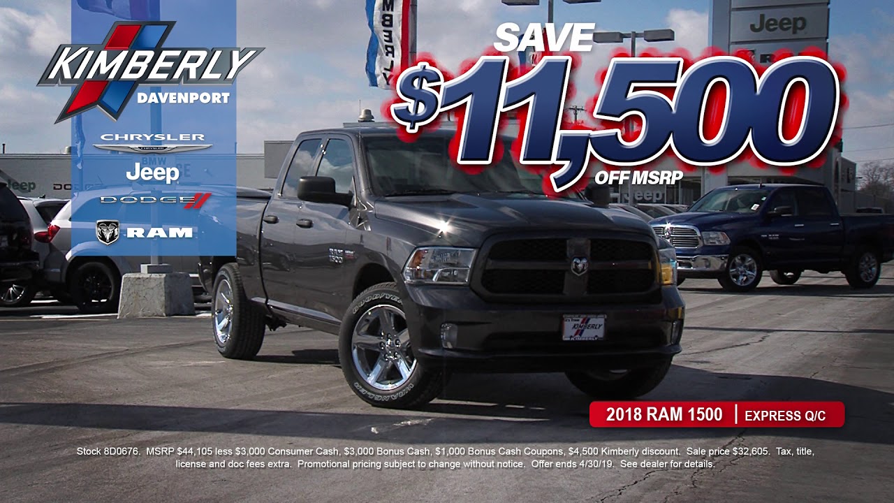 Kimberly Car City April 2019 Specials YouTube