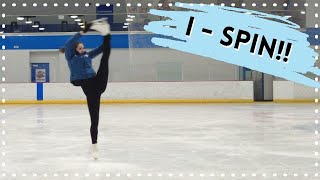 How To Do An ISpin!  Tips For Beginners  Figure Skating Tutorial