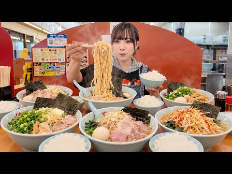 [Competitive Eating] Infinite Rice⁉️ I ordered as much as I wanted at Yamaokaya [Mayoi Ebihara]