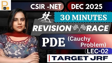 🚨30 Minutes Revision Race | PDE Quick Revision for CSIR NET Dec 2025 Exam | LEC 02