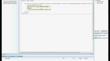 Visual Basic 2008 Tutorial #4 Advanced Beeper