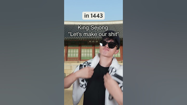 Thank you, King Sejong! 😁🙏