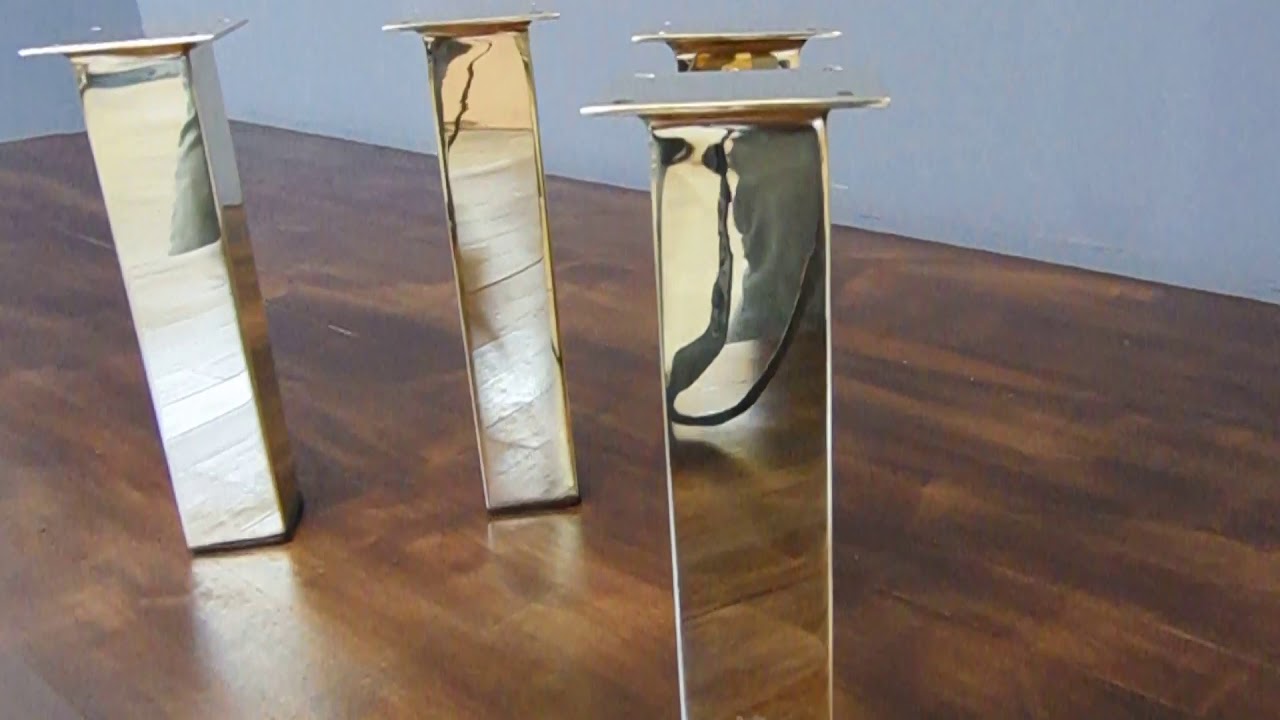 polished brass furniture feet YouTube
