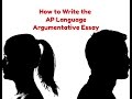 AP English Language and Composition: Developing an Argument | AP Central – The College