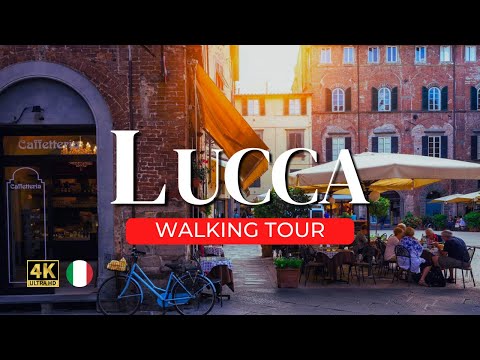 🇮🇹LUCCA ITALY Walking Tour - Tuscany's Best Kept Secret! (4k)