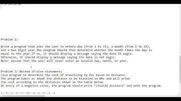 Java programming - Selection Statements