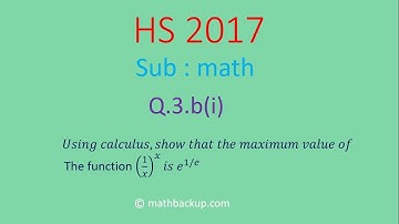WBCHSE MATH PAPER 2017 SOLUTION FOR CLASS 12(HSC 2017)|Q.3.b(i) by Mathbackup