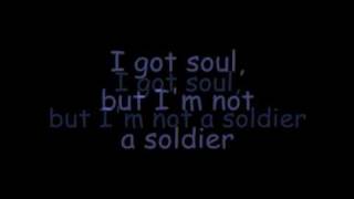 The Killers - All These Things That I've Done (I Got Soul, But I'm Not A Soldier) [lyrics] chords