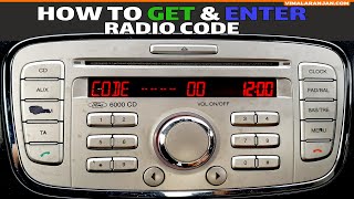 How to Get and Enter Radio code for Ford Radio | 6000 CD Ford Focus, Mondeo, C Max, S Max, Galaxy screenshot 5