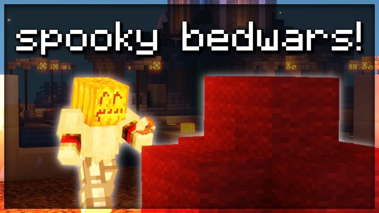 getting jumpscared in bedwars (spooky maps) • hypixel bedwars