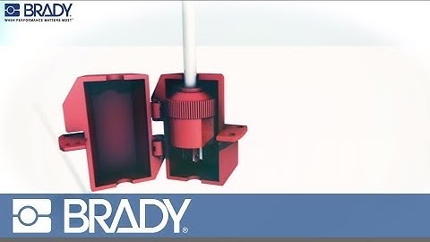 Brady Lockout Tagout Device Movie: Plug lockout