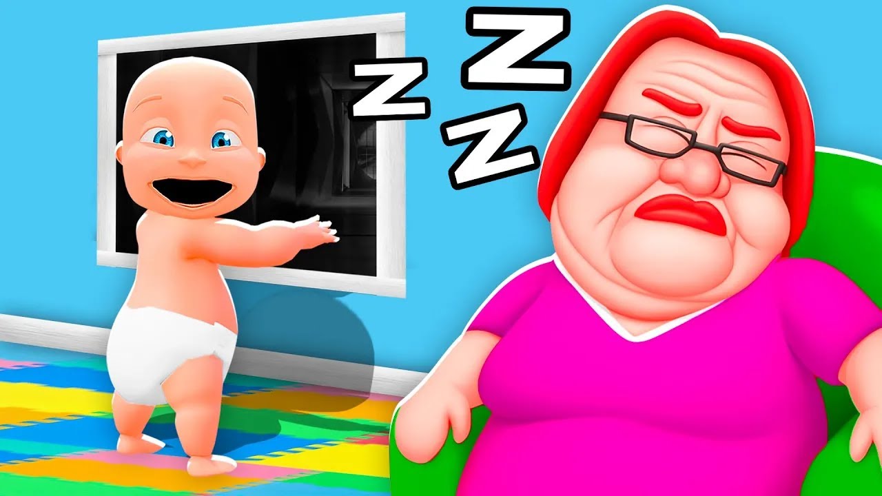 Baby Escapes EVIL BABYSITTER In ROBLOX YouTube