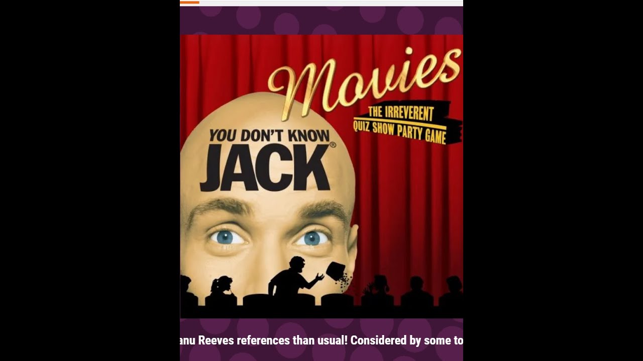 You Don't Know Jack Movies Gameplay YouTube