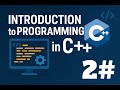 [introduction of programming in c++]  (input and output ) #2