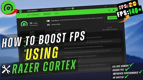 🔧HOW TO BOOST FPS IN ANY GAME WITH RAZER CORTEX 2021 - FPS BOOST & LAG FIX 🆕🖱️🎮✔️