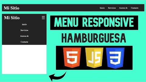 👉 como Hacer un MENU HAMBURGUESA en Html, Css y JavaScript 😱