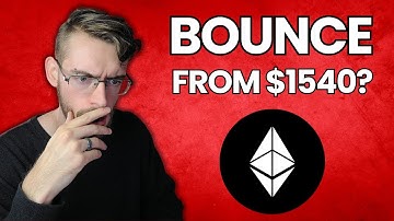Ethereum CRASHING, But BOUNCE at $1540 Incoming? | ETH Price Prediction