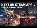 Next on Steam April 2026 — Super Alloy Crush, All Will Fall, Spark in the Dark