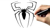How To Draw Black Widow Spider - YouTube