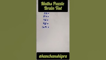 Brain test | maths puzzle #kanchanshipra #shorts #trending#viral #youtubeshorts #puzzle #mathspuzzle