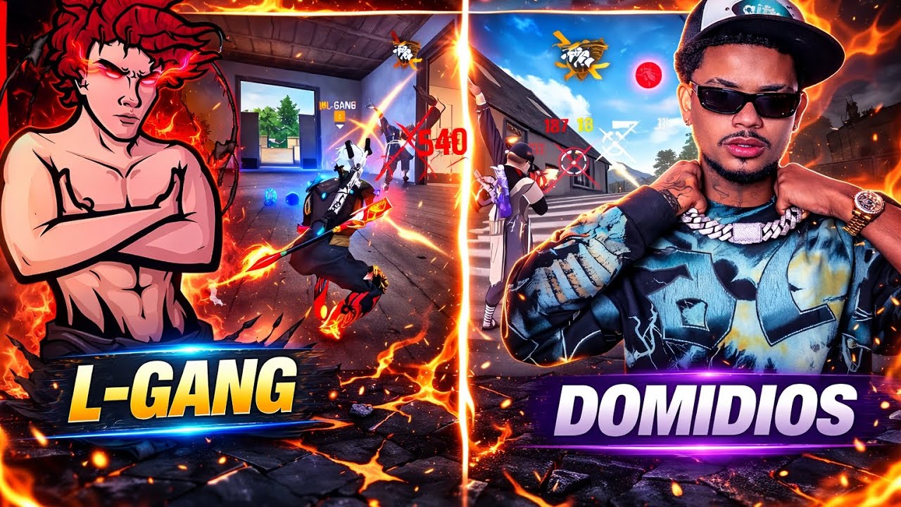 L-GANG & DOMIDIOS JUGANDO JUNTOS BR-CLASIFICATORIA 🔥 | PARTE 1 | L-GANG LIVE