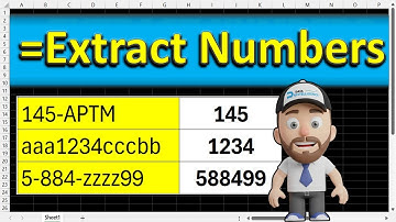Extract the numbers from a Cell in Excel - ONE Simple Formula
