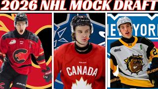 2026 NHL Draft Lottery Simulation   2026 NHL Mock Draft