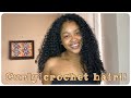 Natural looking, NO leave-out Crochet curly hair | Mihlali Manqoyi