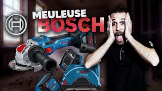TEST meuleuse BOSCH GWX 18V 15SC + accessoires ANTI-POUSSIERES ✅
