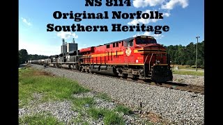 The Original Norfolk Southern Heritage Unit Leads NS M54 - June 20, 2016