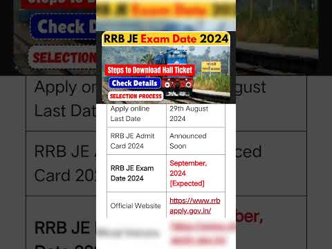 RRB JE Exam