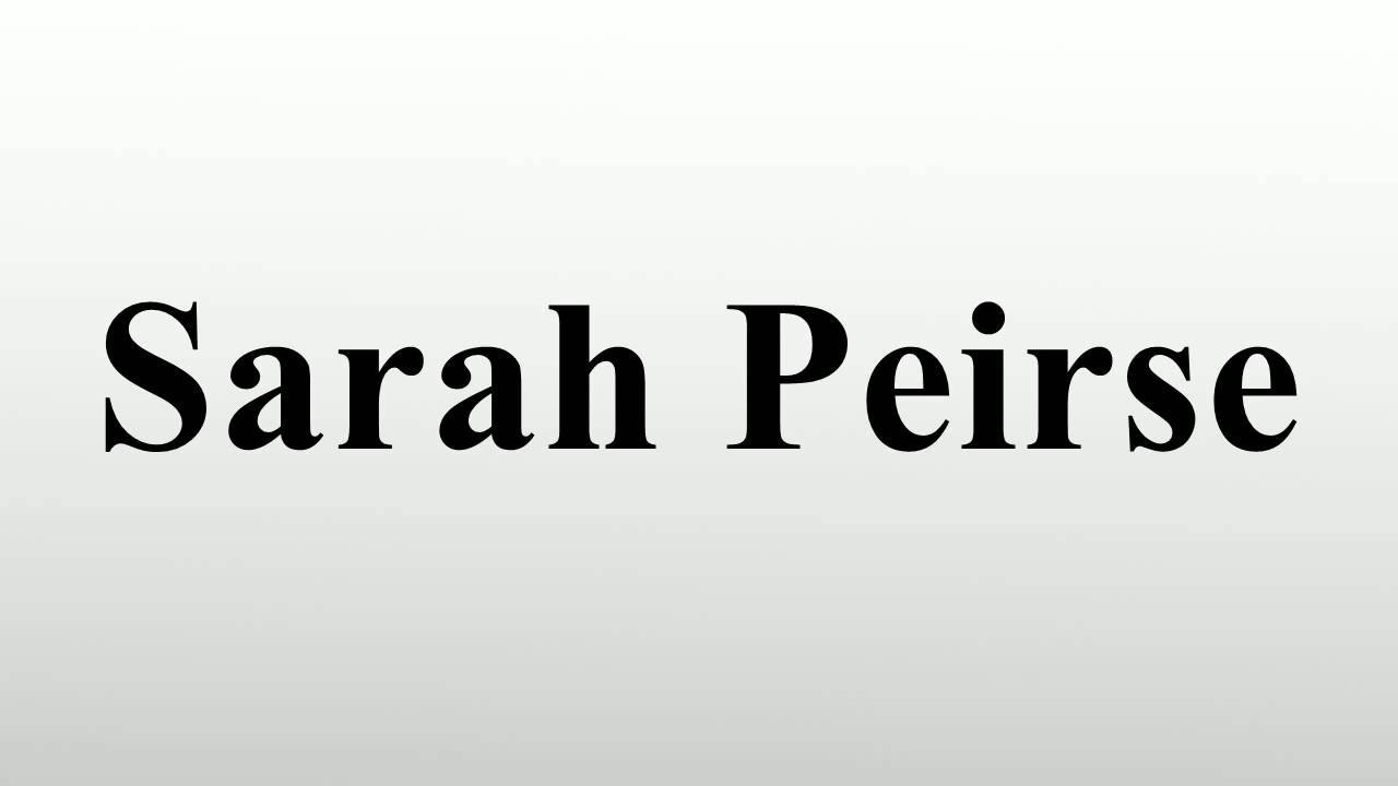Sarah Peirse