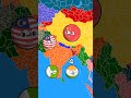 India supporters vs Pakistan supporters 😱 . country balls Hindi #countryballs #india #pakistan