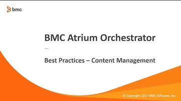 BAO - Best Practices - Content Management