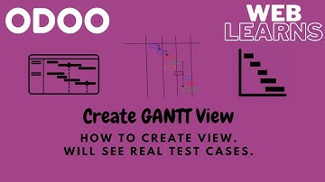 Define gantt view in odoo | Odoo Advance View Tutorial | Gantt Chart