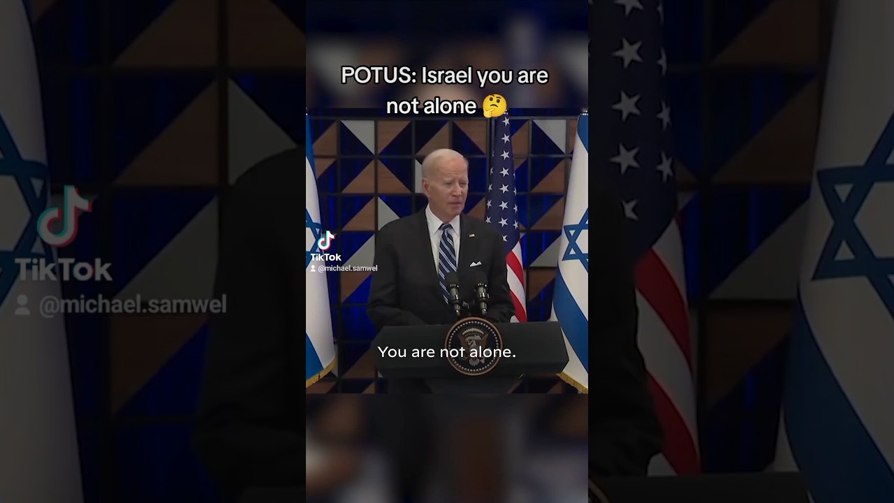 Joe Biden: Israel you are not alone 