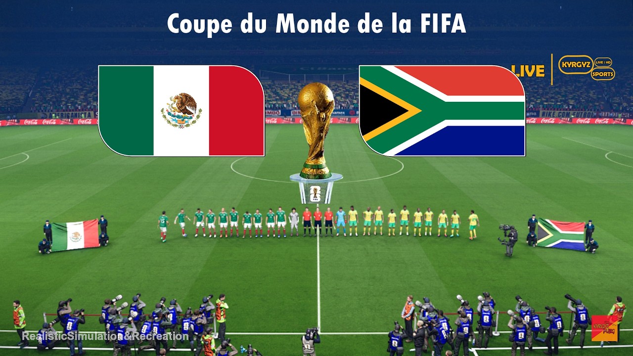 MEXIQUE vs AFRIQUE DU SUD | Coupe du Monde de la FIFA 2026 | Simulation complète du match PES 2021