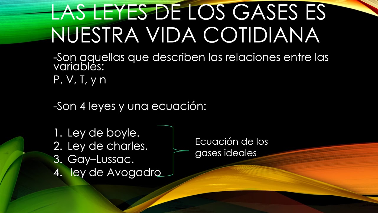 Leyes de los gases en nuestra vida diaria cotidiana y gases que afectan a la atmósfera. YouTube Leyes de los gases en nuestra vida diaria cotidiana y gases que afectan a la atmósfera. YouTube