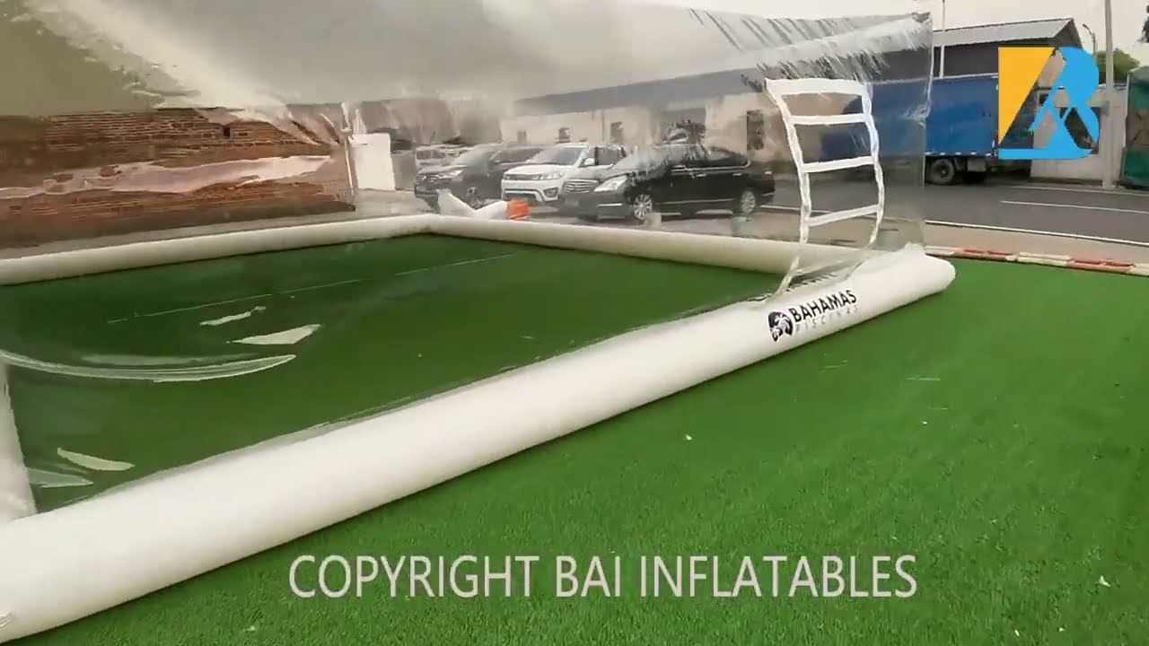 Giant Inflatable Transparent Pool Cover Clear Bubble for Outdoors