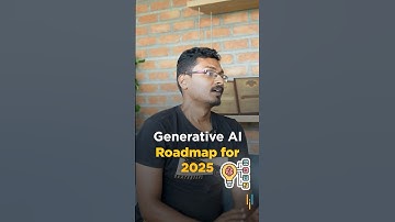 🔥Generative AI Roadmap for 2025 #shorts #simplilearn