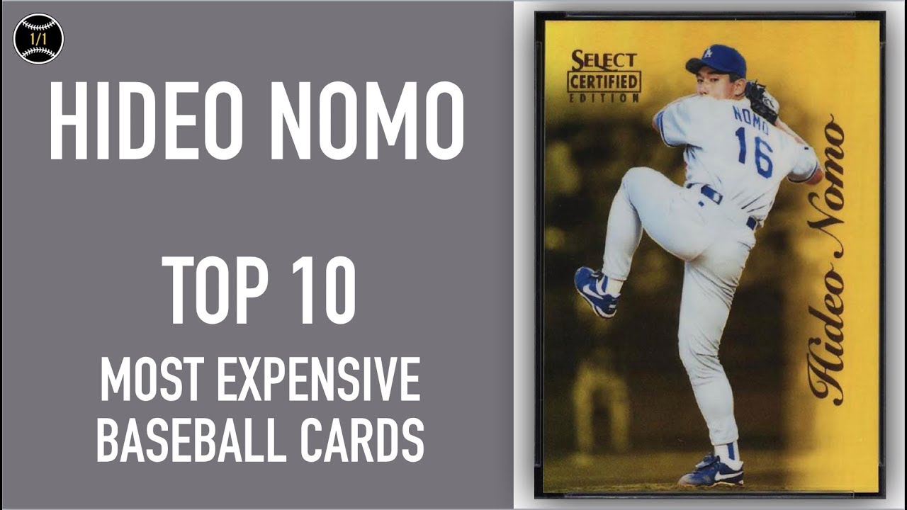 Hideo Nomo: Top 10 Most Expensive Baseball Cards Sold on EBay