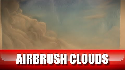 how to airbrush clouds