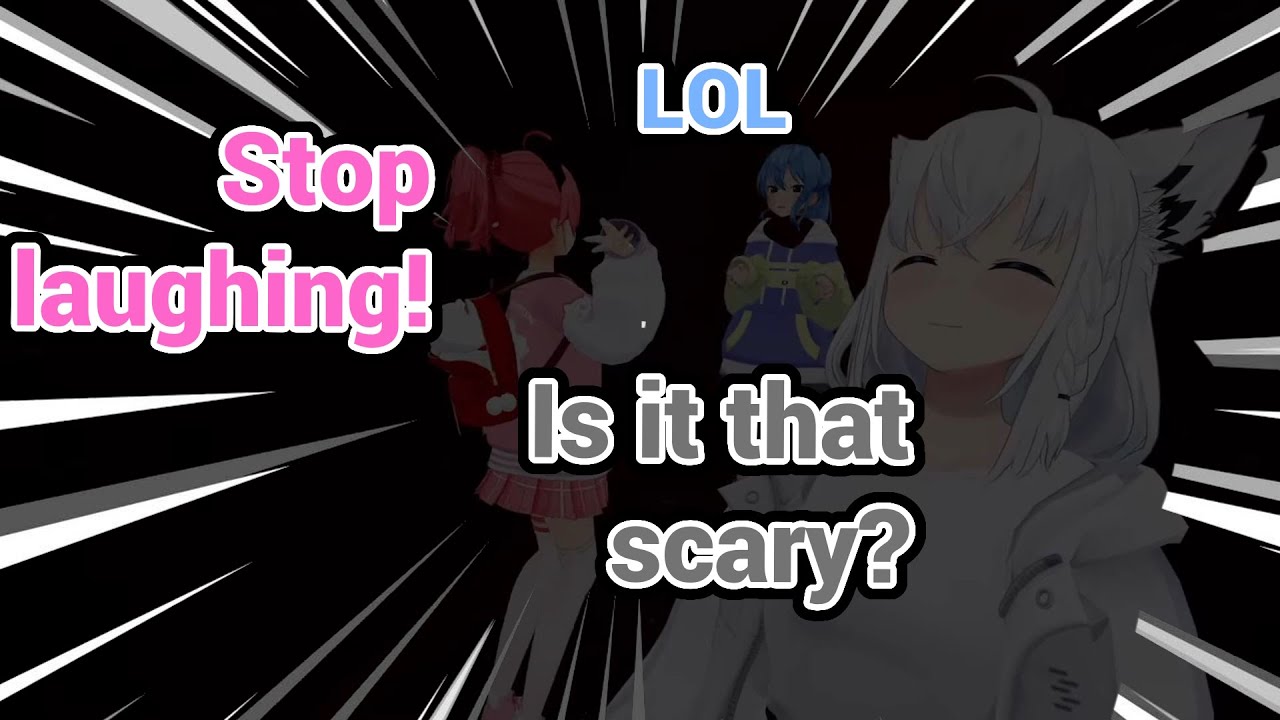 Miko Screamed Really Hard While Playing This VR Horror Game with Suisei and Fubuki Moments!!!