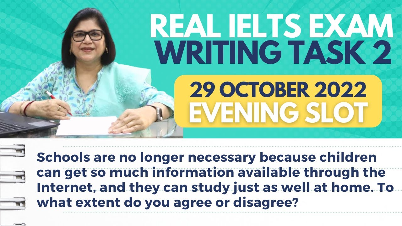 29 October 2022 | Writing Task 2 Essay | Academic | Evening Slot | IELTS Exam Review | India