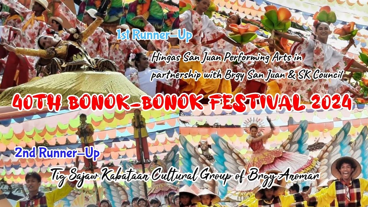 SURIGAO CITY 40TH BONOK-BONOK FESTIVAL 2024 | 1ST & 2ND RUNNERS-UP ...