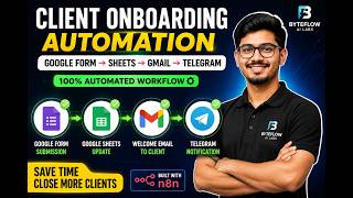 Client Onboarding Automation with n8n | Google Form → Google Sheets → Gmail → Telegram Notification