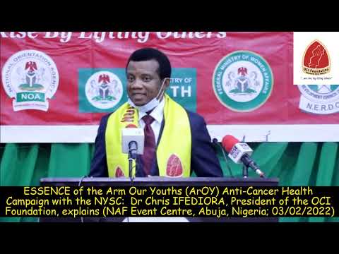 ESSENCE of the "ArOY Health Campaign with the NYSC": OCI Foundation's President's Speech (03/02/22)