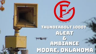 Federal Sign & Signal Thunderbolt 1000T Siren Test Alert & Ambiance Moore, Ok