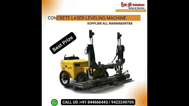 Laser screed # concrete leveling machine#constructionequipment