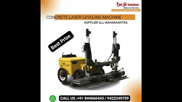 Laser screed # concrete leveling machine#constructionequipment